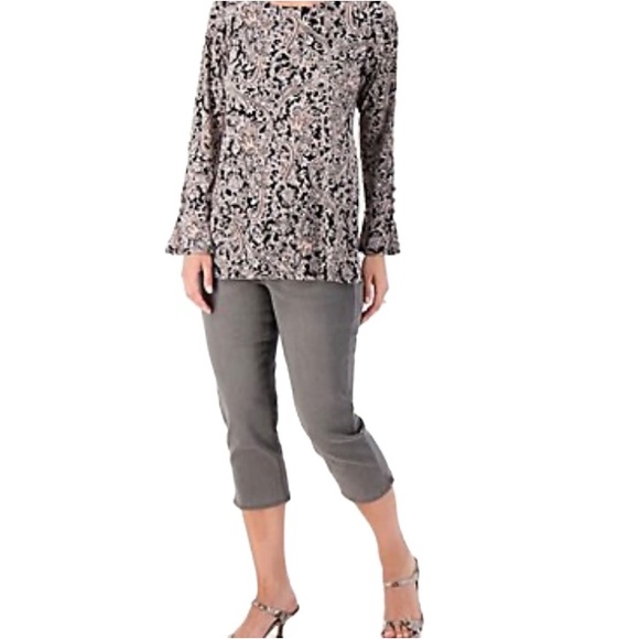 NYDJ Curvy 360 Slim Straight Women’s Crop Jean - Picture 1 of 9